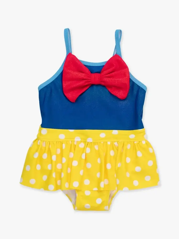 RuffleButts + RuggedButts Apple Princess Red Bow Swimsuit