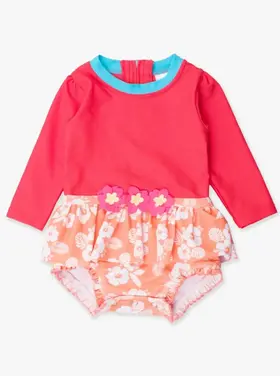 RuffleButts + RuggedButts Island Princess Flower Swimsuit