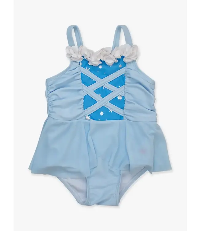 Glass Slipper Princess One Pc Swimsuit