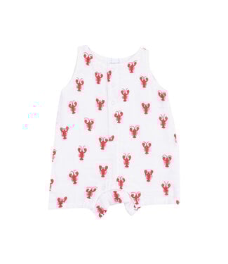 Angel Dear Crawfish Muslin Sleeveless Shortie Romper