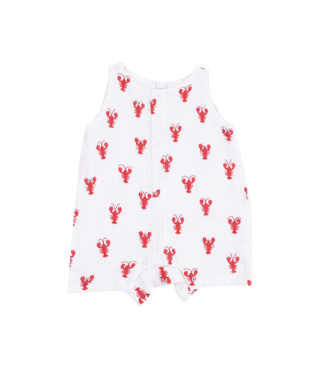 Crawfish Muslin Sleeveless Shortie Romper