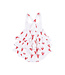 Crawfish Muslin Ruffle Sunsuit