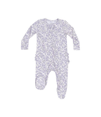 Angel Dear Forget Me Not Floral Ruffle Footie