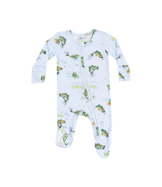 Baby Club Chic Bass Zipper Footie