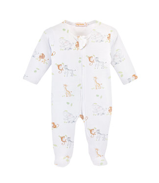 Baby Club Chic Safari Adventure Zipper Footie
