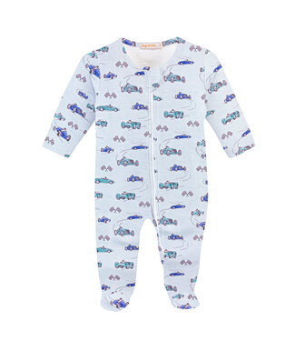 Baby Club Chic On The Road Zipper Footie
