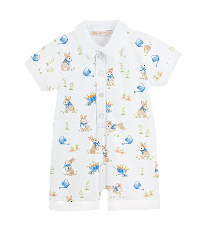 Bunny's Garden Collared Romper