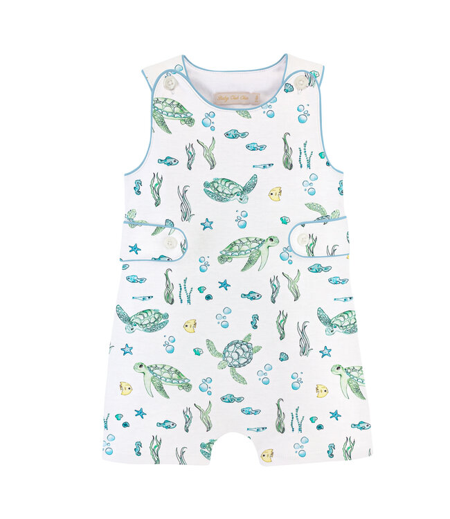 Sea Turtle Button Romper