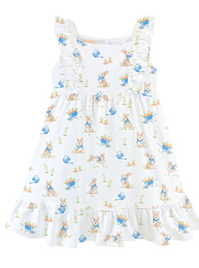 Baby Club Chic Bunny's Garden Dress w/ Bow
