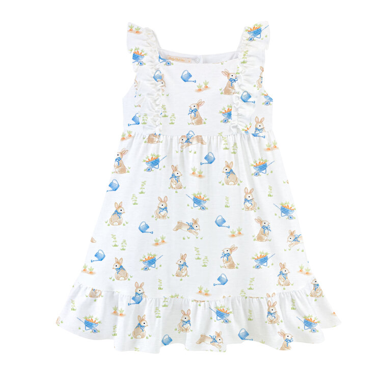 Baby Club Chic Bunny's Garden Dress w/ Bow