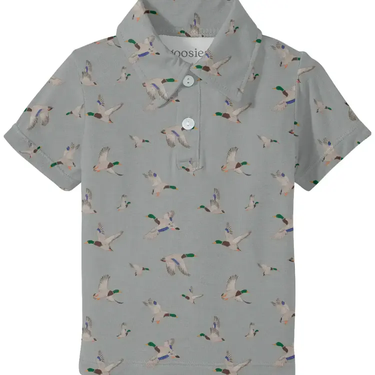 Goosies Mallards Short Sleeve Polo Shirt