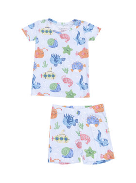 Angel Dear Cute Ocean Creatures Loungewear Short Set