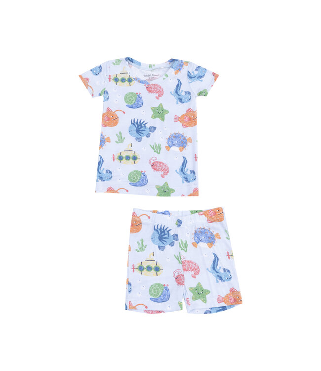 Cute Ocean Creatures Loungewear Short Set