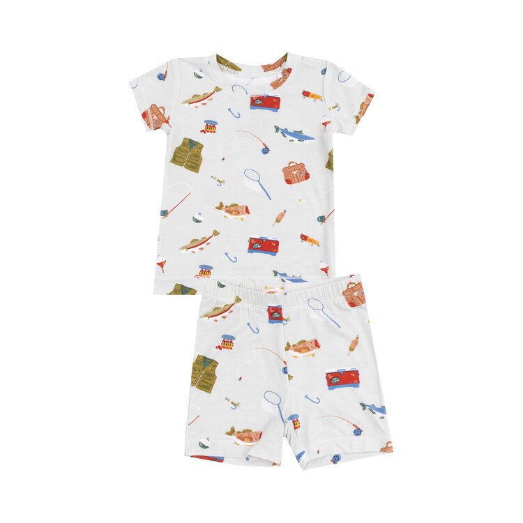 Angel Dear Fishing Things Loungewear Short Set