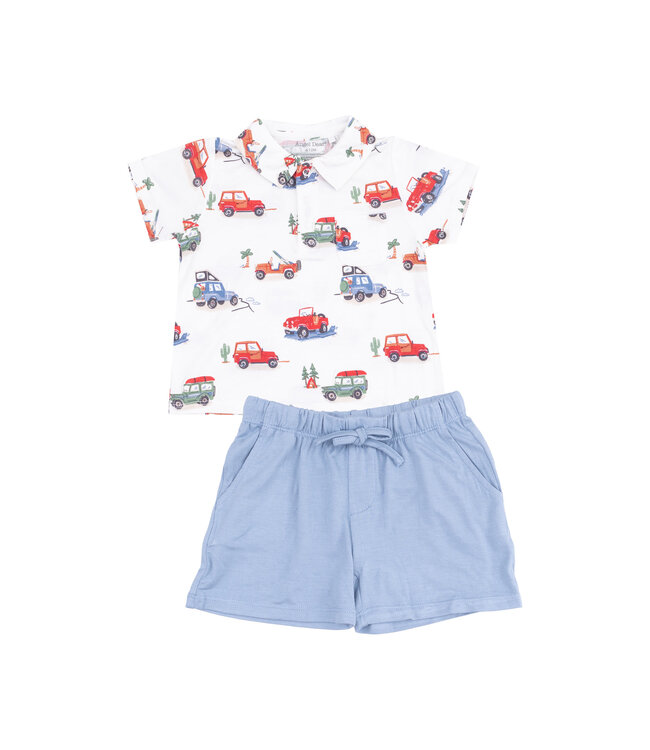 Off Road Adventure Polo Shirt/Short Set