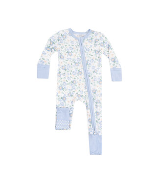 Angel Dear Baby Veronica Floral Zipper Romper