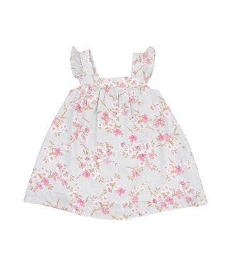 Angel Dear Pink Phlox Floral Sundress