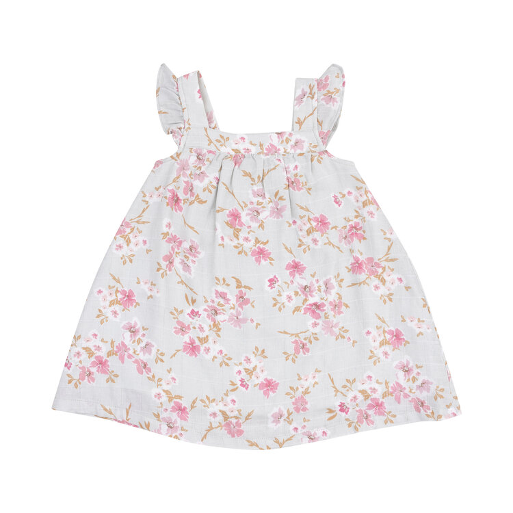 Angel Dear Pink Phlox Floral Sundress