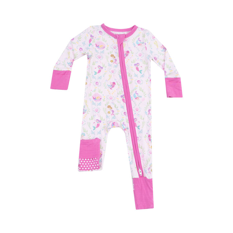 Angel Dear Mermaids Zipper Romper