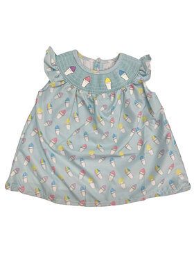 Jolie-Beau Snoball Smocked Dress