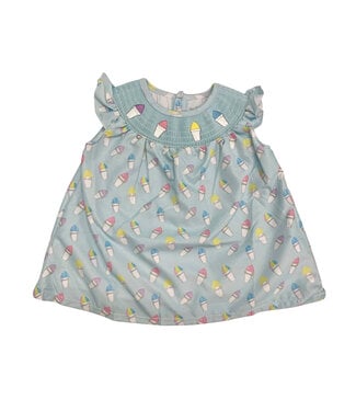 Jolie-Beau Snoball Smocked Dress