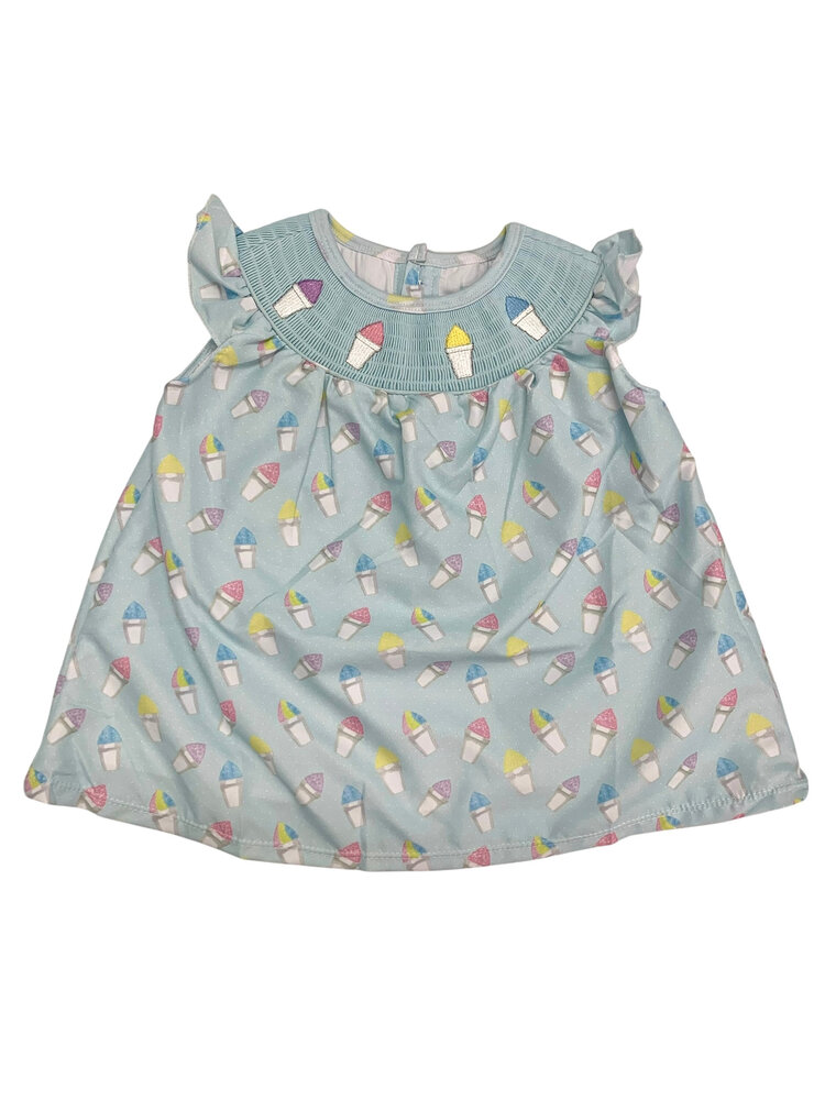 Jolie-Beau Snoball Smocked Dress