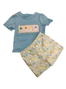 Jolie-Beau Snoball Shirt/Short Set