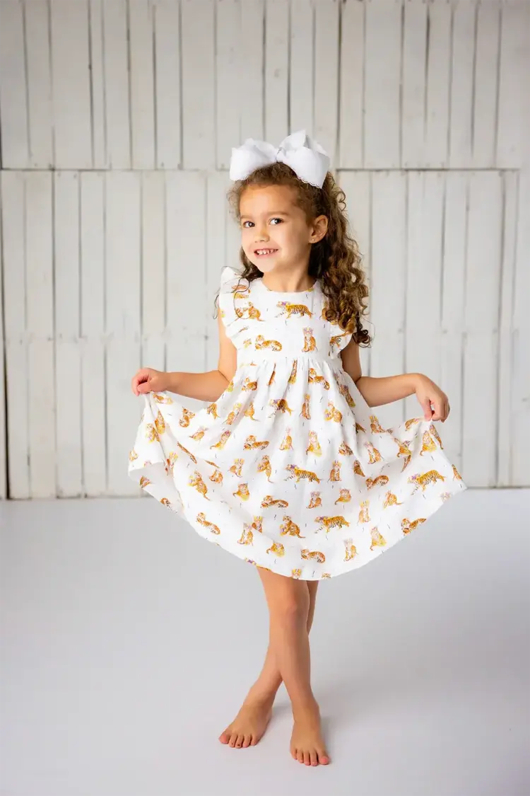 Nola Tawk LSU Tigers Muslin Dress
