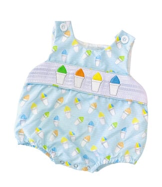Jolie-Beau Snoball Smocked Boy Bubble