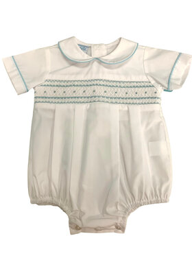 Petit Bebe Brady White Poplin Bubble