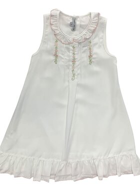 Sweet Dreams Embroidered Flower Vine Gown