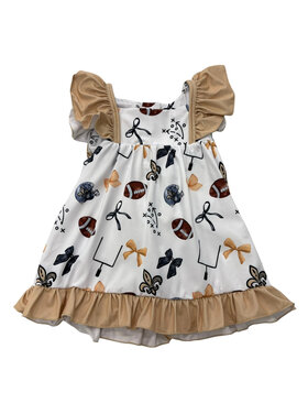 Delta Jax Fleur de Lis Dress