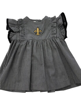 Vive Le Fete Fleur de Lis Ruffle Dress