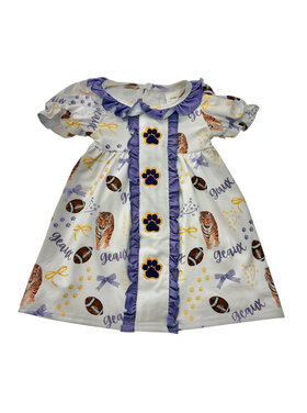 Delta Jax LSU Tiger Paw Dress