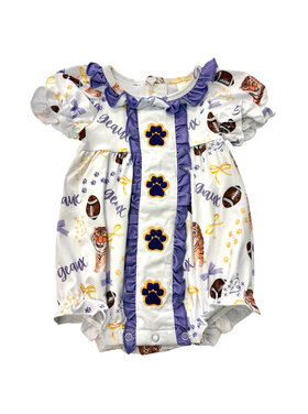 Delta Jax LSU Tiger Paw  Bubble