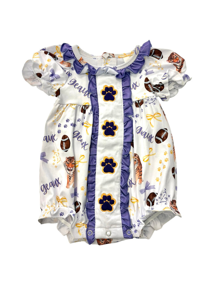 Delta Jax LSU Tiger Paw  Bubble