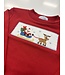 Santa Sleigh Smocked LS Shirt