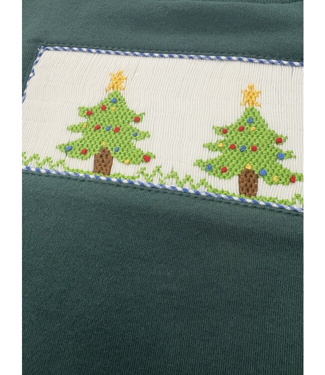 Christmas Tree Smocked LS Shirt