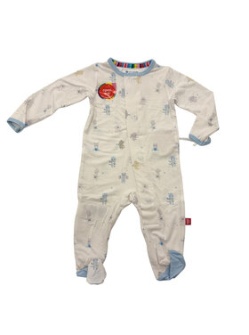 Magnetic Me Blue Baby Beats Modal Footie