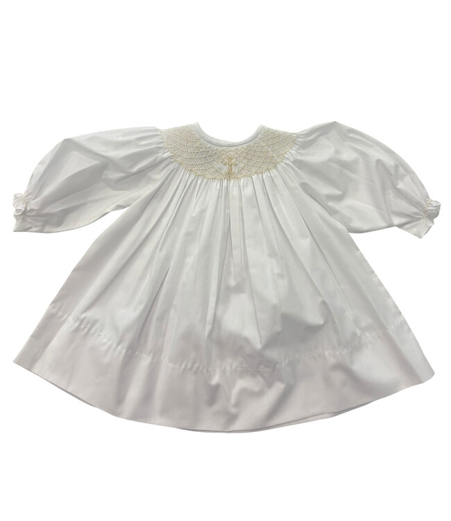 Ivory Christening Bishop Dress