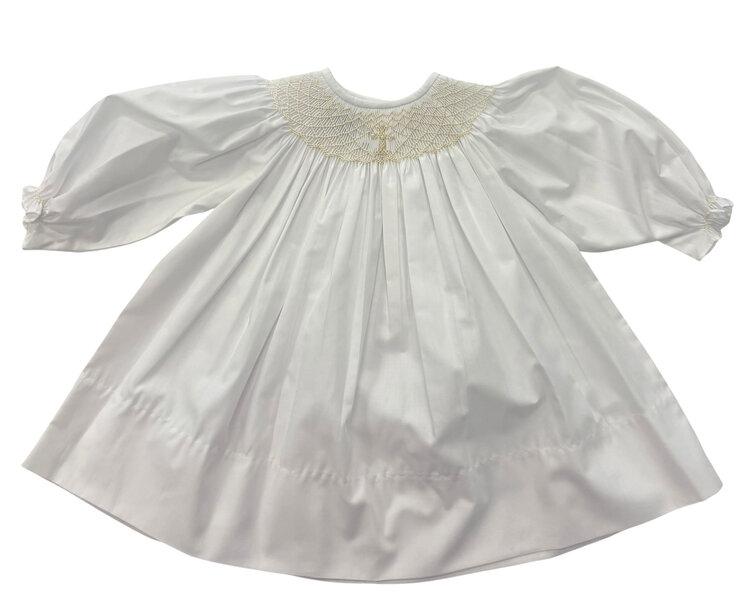 Bailey Boys Ivory Christening Bishop Dress