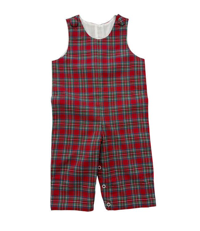 Red Tartan Plaid Boys Longall