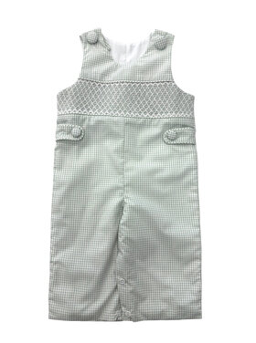 Banana Split Mint Smocked Geo Longall