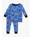 Blue School House Pajama Set