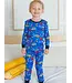 Blue School House Pajama Set