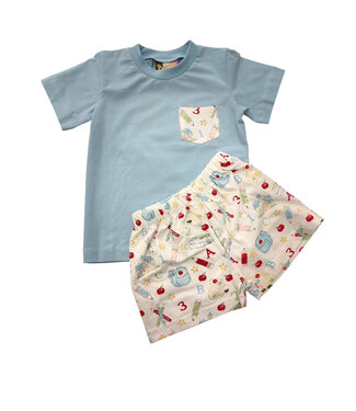 Banana Split Apple A Day Boys Short Set