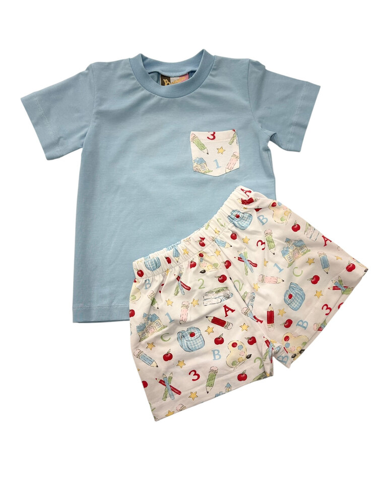 Banana Split Apple A Day Boys Short Set