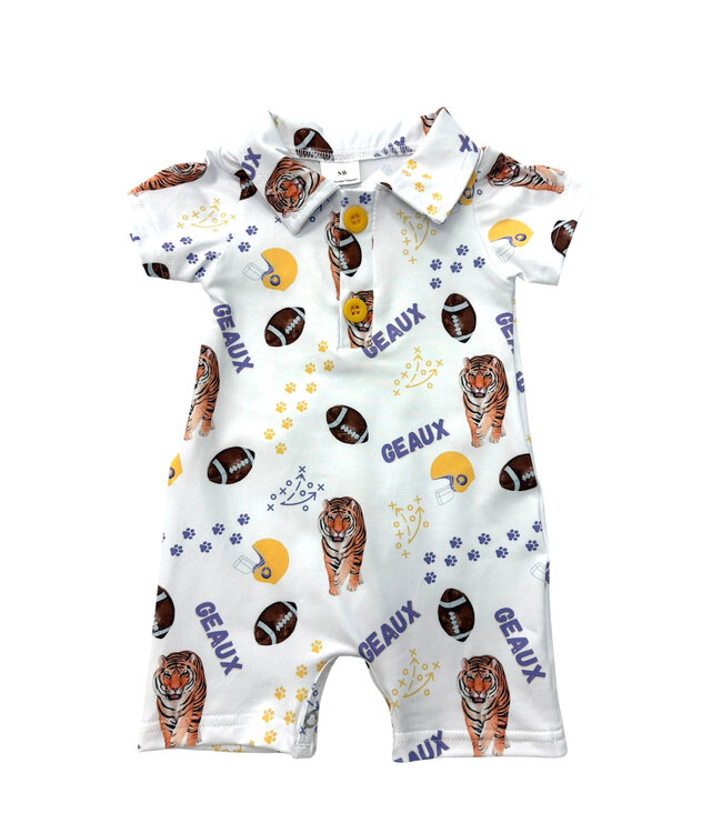 Tiger Polo Romper
