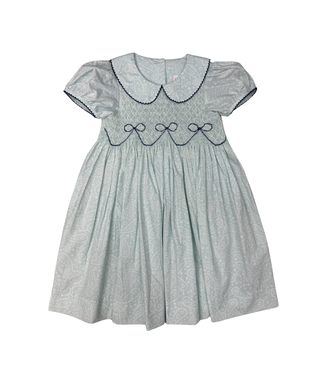Whimsy Bay Beckingham Bow Smocked Dress