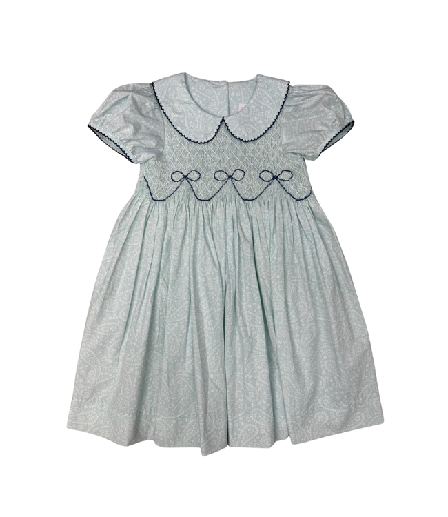 Beckingham Bow Smocked Dress